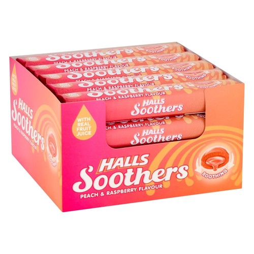 Halls soothers peach and - peach,