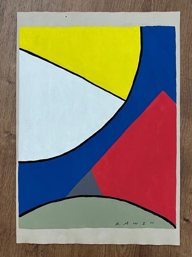 Kaws drawing and painting - kaws,