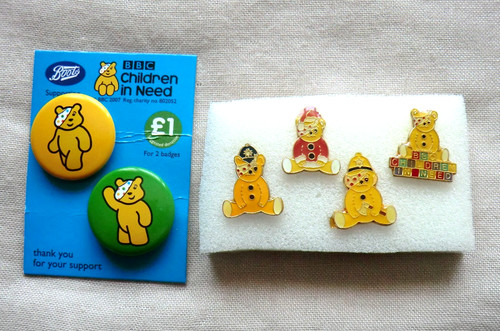 Vintage pudsey bear - 6, x