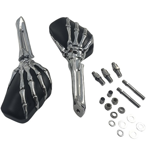Pair black skull skeleton - pair,