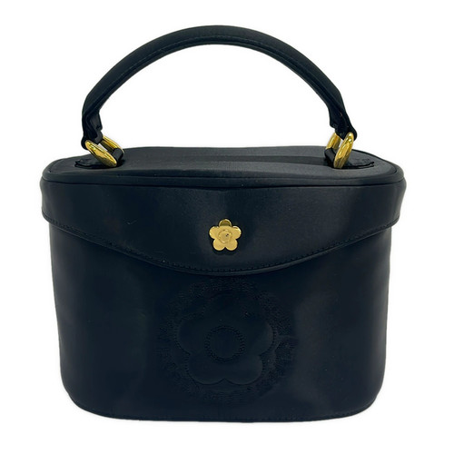 Mary quant black satin vanity - black,