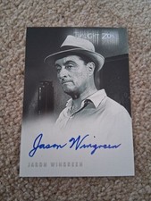twilight Zone autograph Jason wingreen A-76 science and superstition mint 