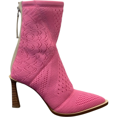 Fendi women ffame boots pink - fendi,