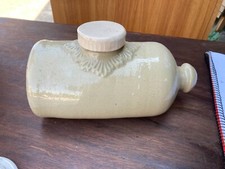 Vintage Lovatt Langley Ware Grey Ceramic Bed Warmer Ornament Display Garden