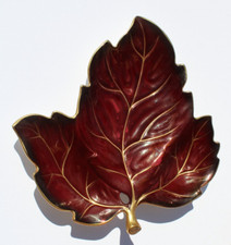 Carlton Ware - Rouge Royale - Large Leaf Serving Plate Dish - 10 1/2 Inch