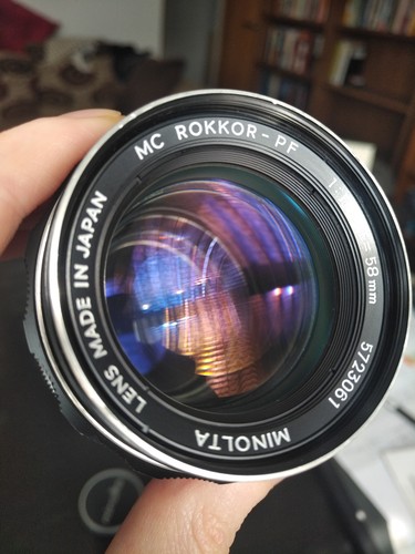 Minolta rokkor 4 58mm - mc, rokkor-pf