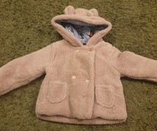 Cath Kidston Beige Teddy Bear Coat Age 6-12 Months