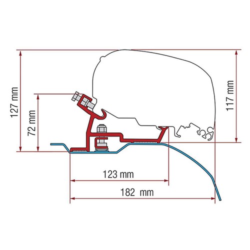 Fiamma awning bracket kit - fiamma,