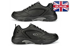 Hi-Tec Blast Mens Trainers Lightweight Non Marking Sole Black Sizes 13/14/15/16