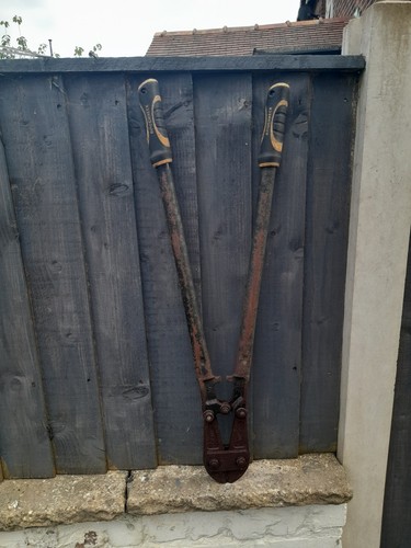 Bolt cutters used - bolt,