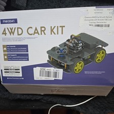 Freenove 4WD Car Kit with Remote (Compatible with Arduino IDE) Ultrasonic Servo
