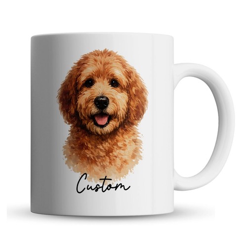 Personalised goldendoodle dog - goldendoodle,