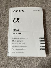 Sony Alpha Flash HVL-F42AM Instruction Manual