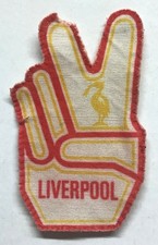 Liverpool Vintage Cloth Badge V For Victory Sew On Patch