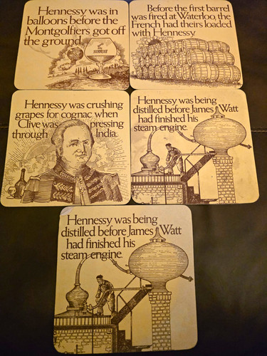 Hennessy cardboard cognac - hennessy,