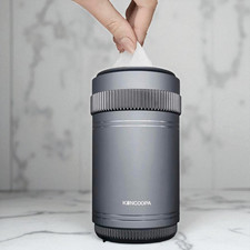 Car Tissue Box Aluminium Alloy Camera Lens Car Accessories For Cup Holder Gift