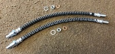 2 x Front Wired Brake Hoses