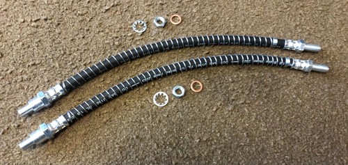 Front wired brake hoses - wired,