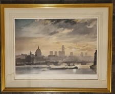 Framed Rowland Hilder Signed