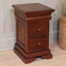 Mahogany bedside cabinet - mahogany, |