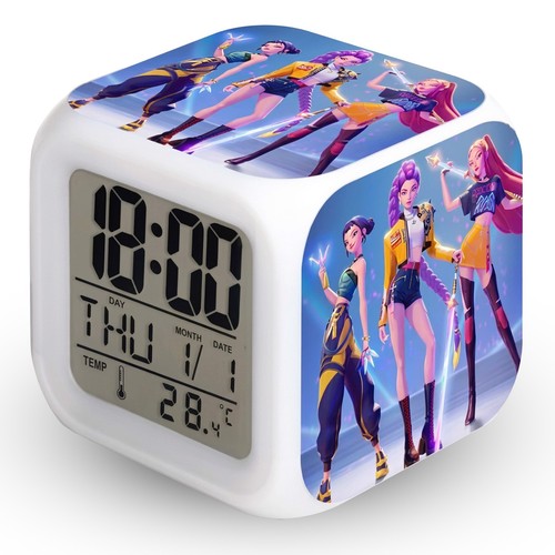 Digital alarm clock color - digital,
