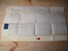 1760 PENZANCE CROSS MANUSCRIPT VELLUM LEASE INDENTURE DOCUMENT WILLIAM OLIVER