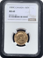 1909 Gold Sovereign  Canada