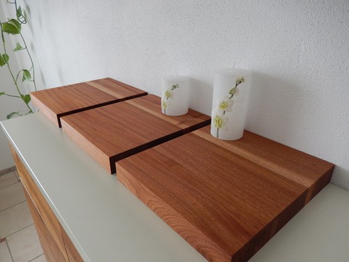 Wall board mahogany solid - 3,
