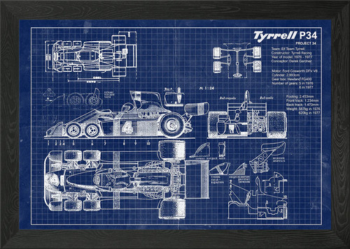 Tyrrell p34 blueprint - p34,