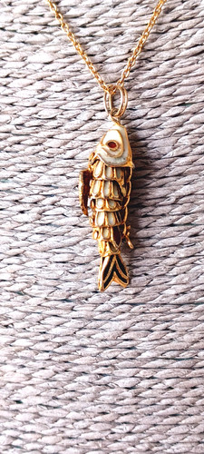Vintage articulated fish choi - articulated,