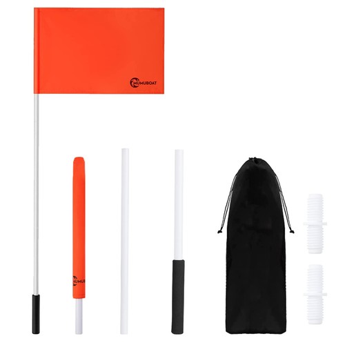 Orange boat flag water ski - orange,