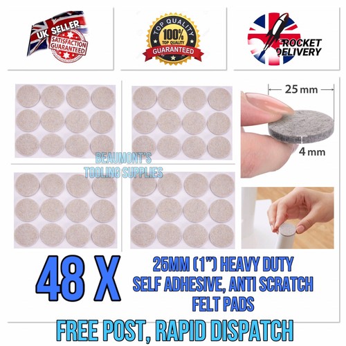 Self adhesive 25mm felt - 48, x