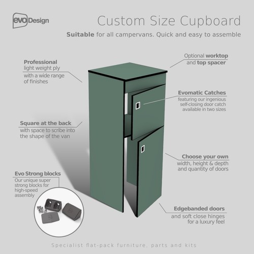 Custom size cupboard for - size,