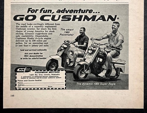1959 cushman motor - 1959, scooter