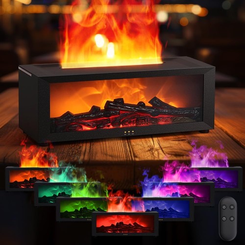 Fireplace flame humidifier - flame,