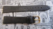 Black Dufonte Lizard Grain