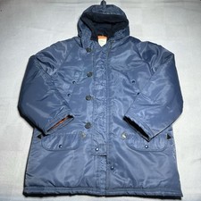 Vintage US Air Force Arctic Snorkel Parka N-3 K Size Large USAF Cold Weather