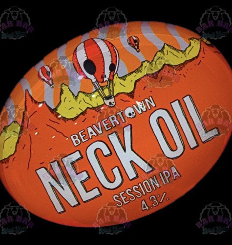 Neckoil pub bar pump badge - pub,
