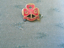 OLD LAND RANGERS RED GIRL GUIDES GUIDE ENAMEL PIN BADGE - HOLBORN SILVERCRAFT