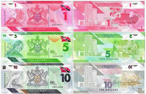 Trinidad tobago 5 10 - $5,, $10