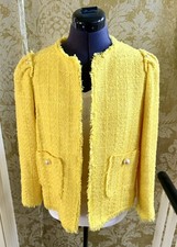 ZARA  Tweed Yellow Jacket