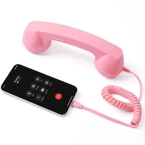 Retro telephone handset - retro,