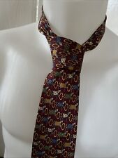 Vintage Lancel Horse Riding Racing Men’s Silk Neck Tie