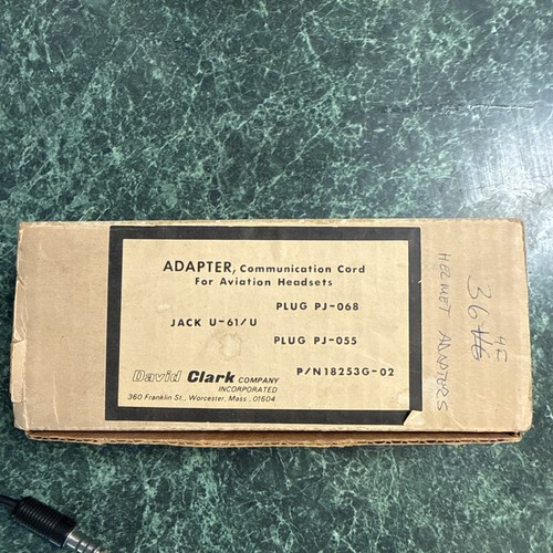 David clark dual plug headset - clark,