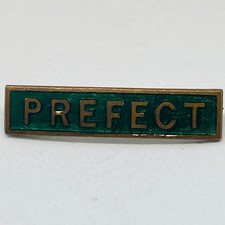 School PREFECT Vintage Enamel