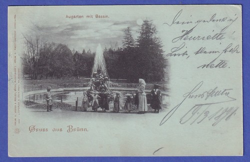 Austria 1898 postcard brno - austria,