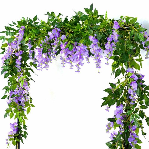 Purple artificial wisteria - 2x,