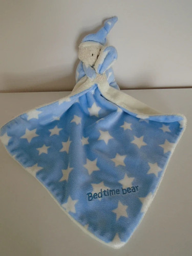 Mothercare blue bedtime teddy - bedtime,