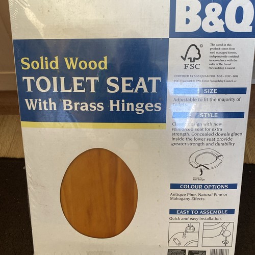 Solid wood antique pine - antique, toilet