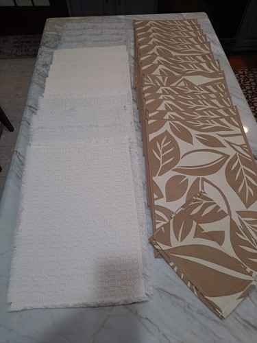 Lot ivory tan placemats sets - tan,